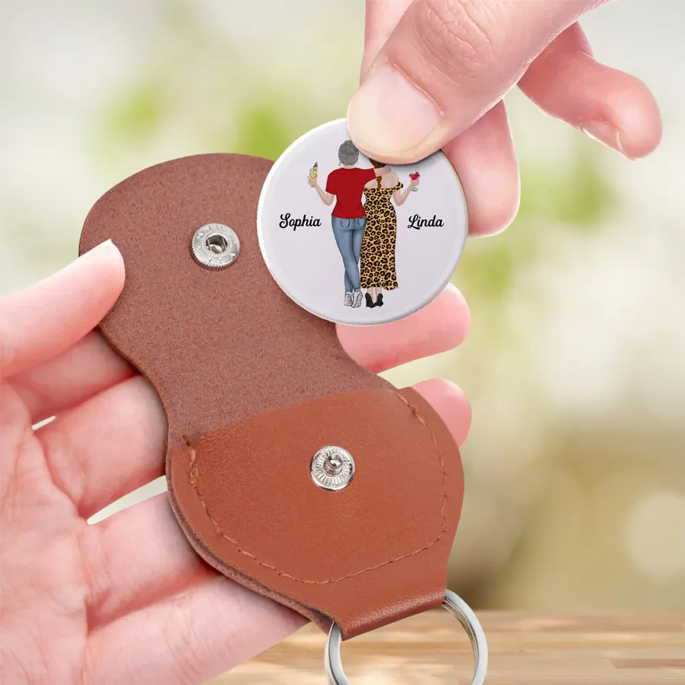 Personalized Pocket Hug for Best Friend, Custom Keepsake Love Token, Badass Bestie Quote, Unique Friendship Gift - Image 5