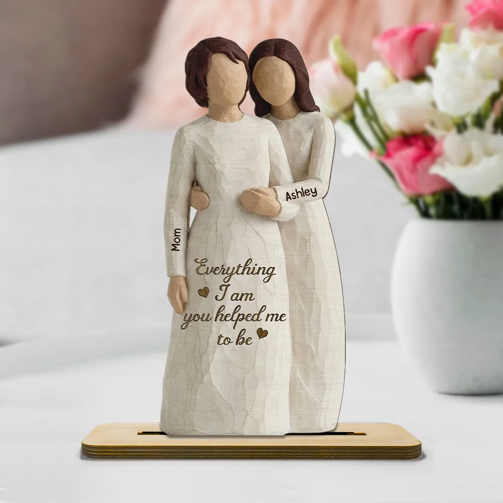Custom 2-Layer Wooden Plaque with Sweet Motherhood Message - Meaningful New Mom Gift for Nursery or Living Room - Image 7