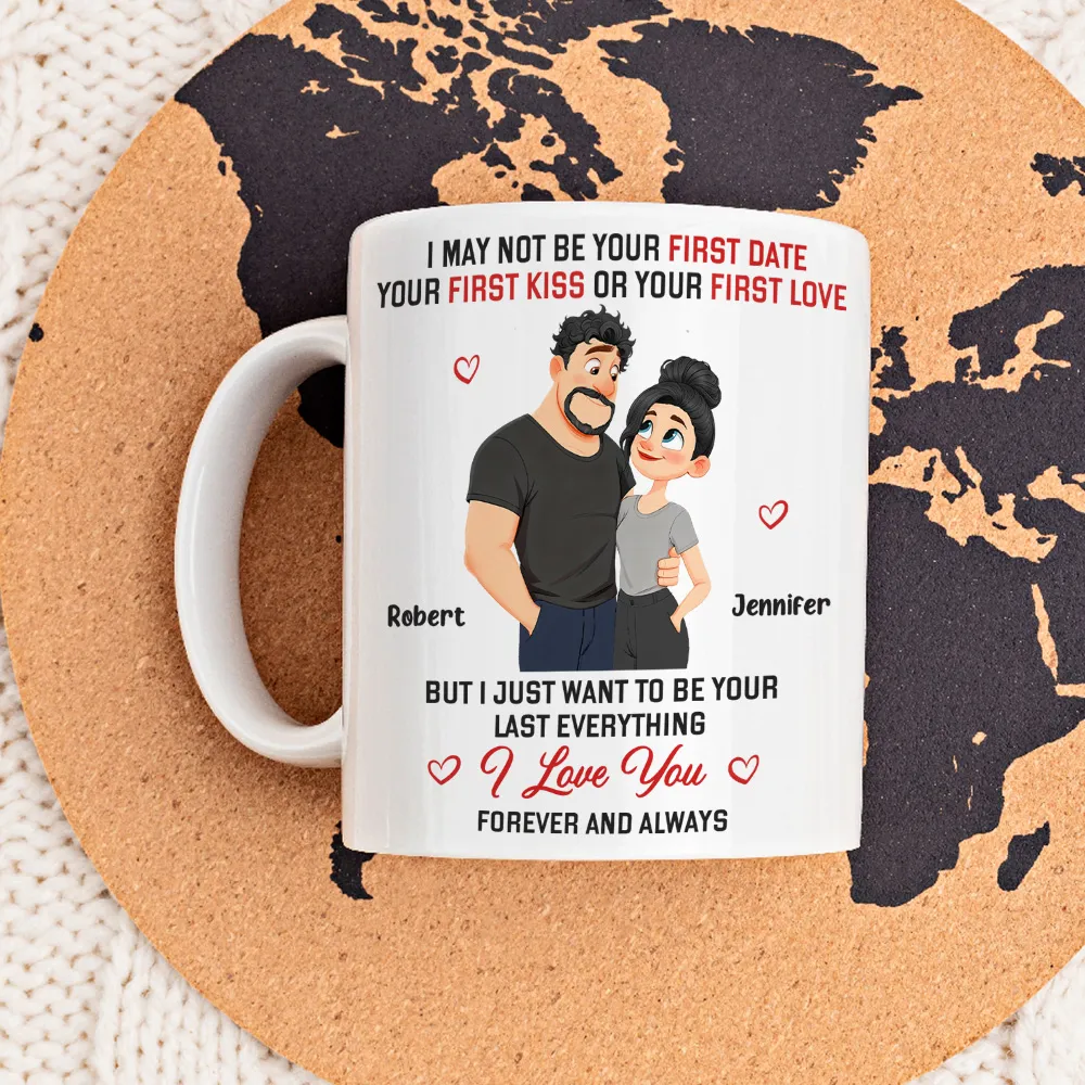 Personalized Ceramic Mug with Cute Cartoon Couple and I Love You Quote - Unique Romantic Gift for Him or Her - Image 5