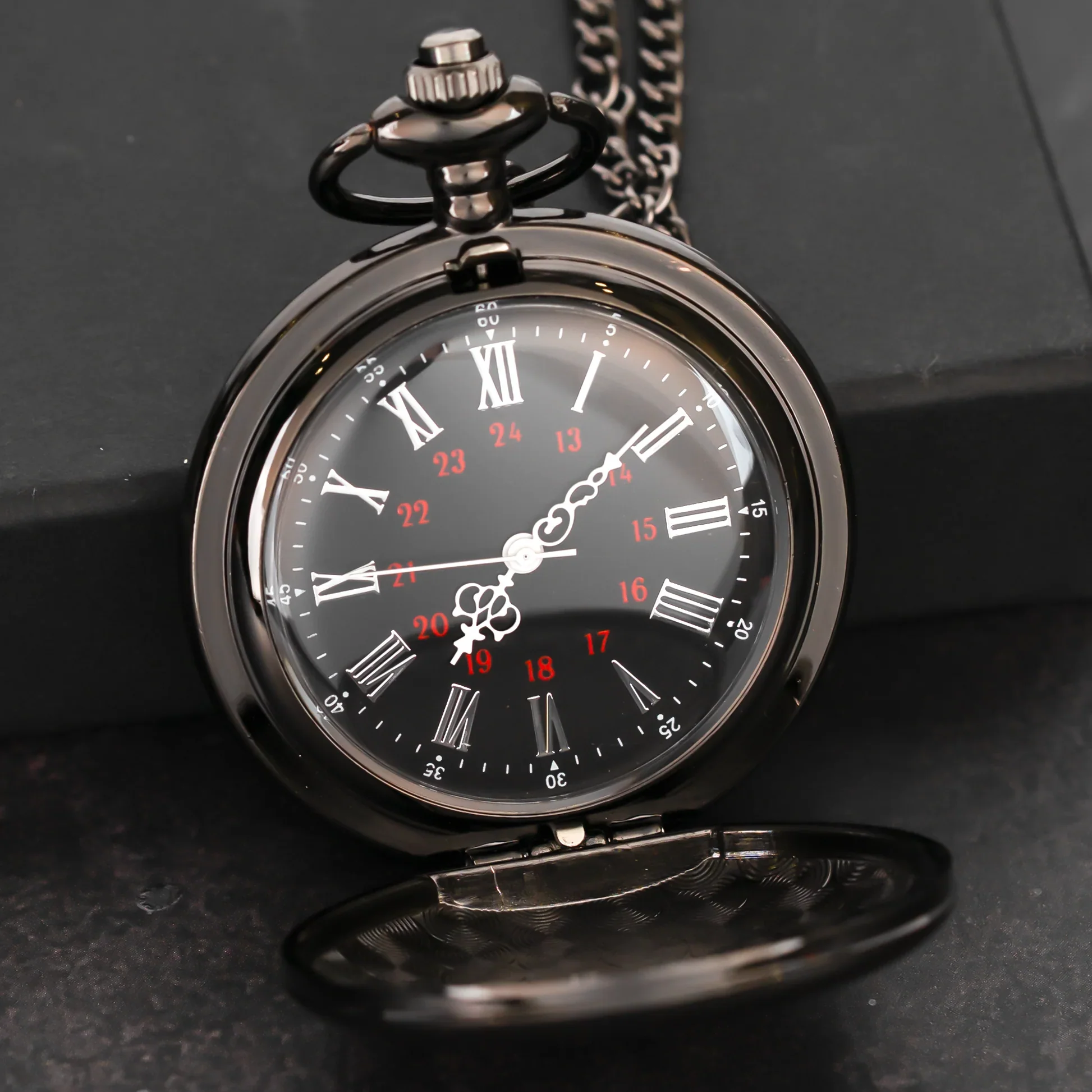 Pocket Watch Personalized Keepsake, I Wish I Could Turn Back The Clock Message, Timeless Anniversary Gift for Him - Image 5