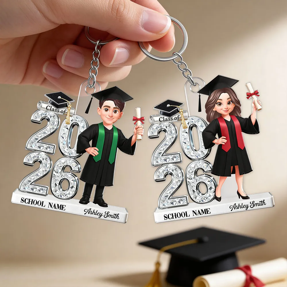 Shaped Acrylic Block Plaque Personalized Graduation Keepsake With Cap and Diploma - A Meaningful Gift for Your Grad - Image 6