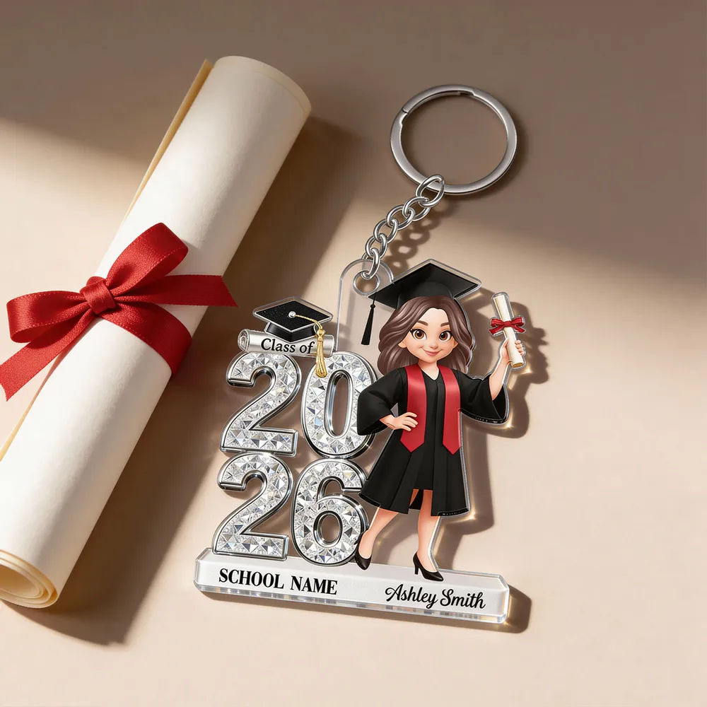 Shaped Acrylic Block Plaque Personalized Graduation Keepsake With Cap and Diploma - A Meaningful Gift for Your Grad - Image 7