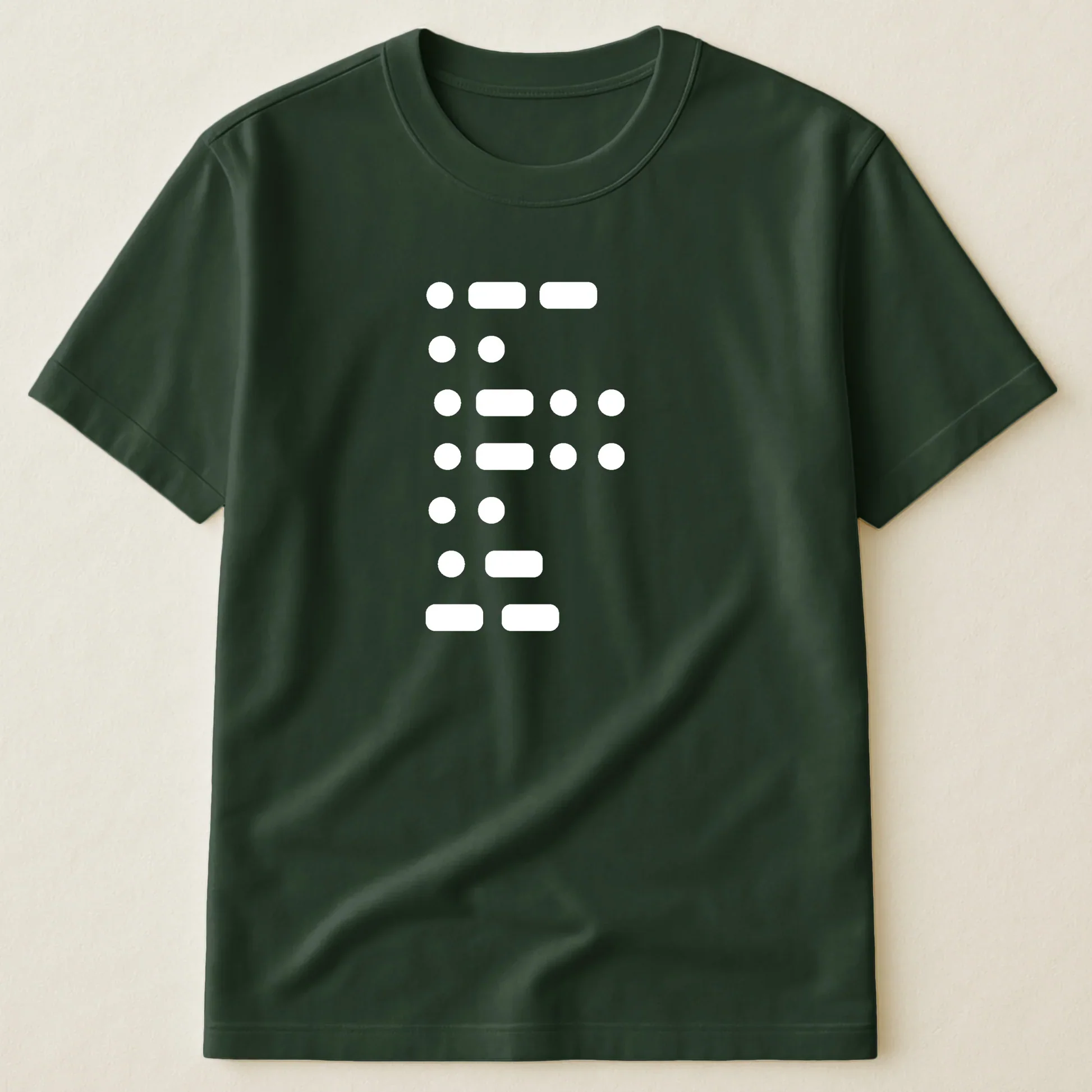 Secret Message Morse Code Classic Tee, Clean Minimal Graphic for Everyday Wear, Thoughtful Personalized Gift for Couples or Friends - Image 3