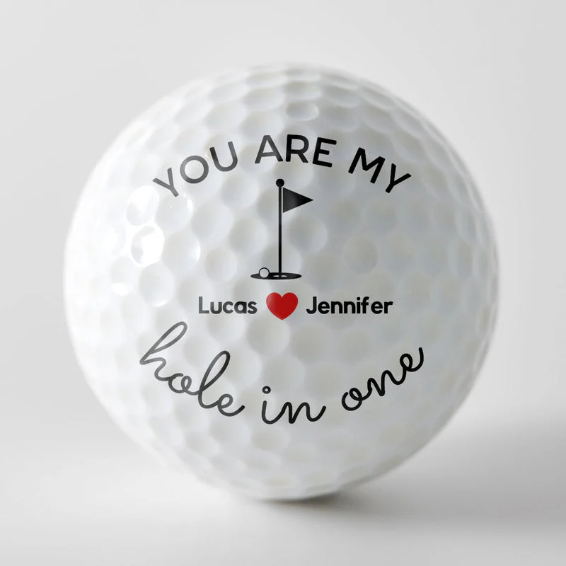 Personalized Golf Ball You Are My Hole in One - Romantic Golf Gift for Couples, Husband or Boyfriend - Image 5