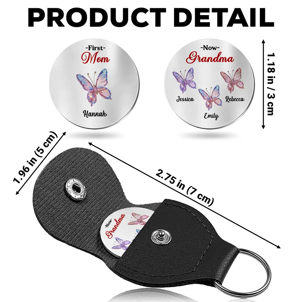 Pocket Hug for Grandma, Personalized Butterfly Keepsake She Can Carry Daily, Sweet Sentimental Gift From Family - Image 5