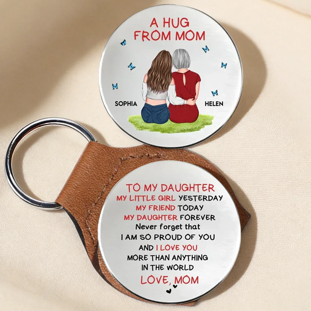 Pocket Hug Token From Mom, A Daily Reminder I Love You and I'm Proud of You, Personalized Keepsake Gift