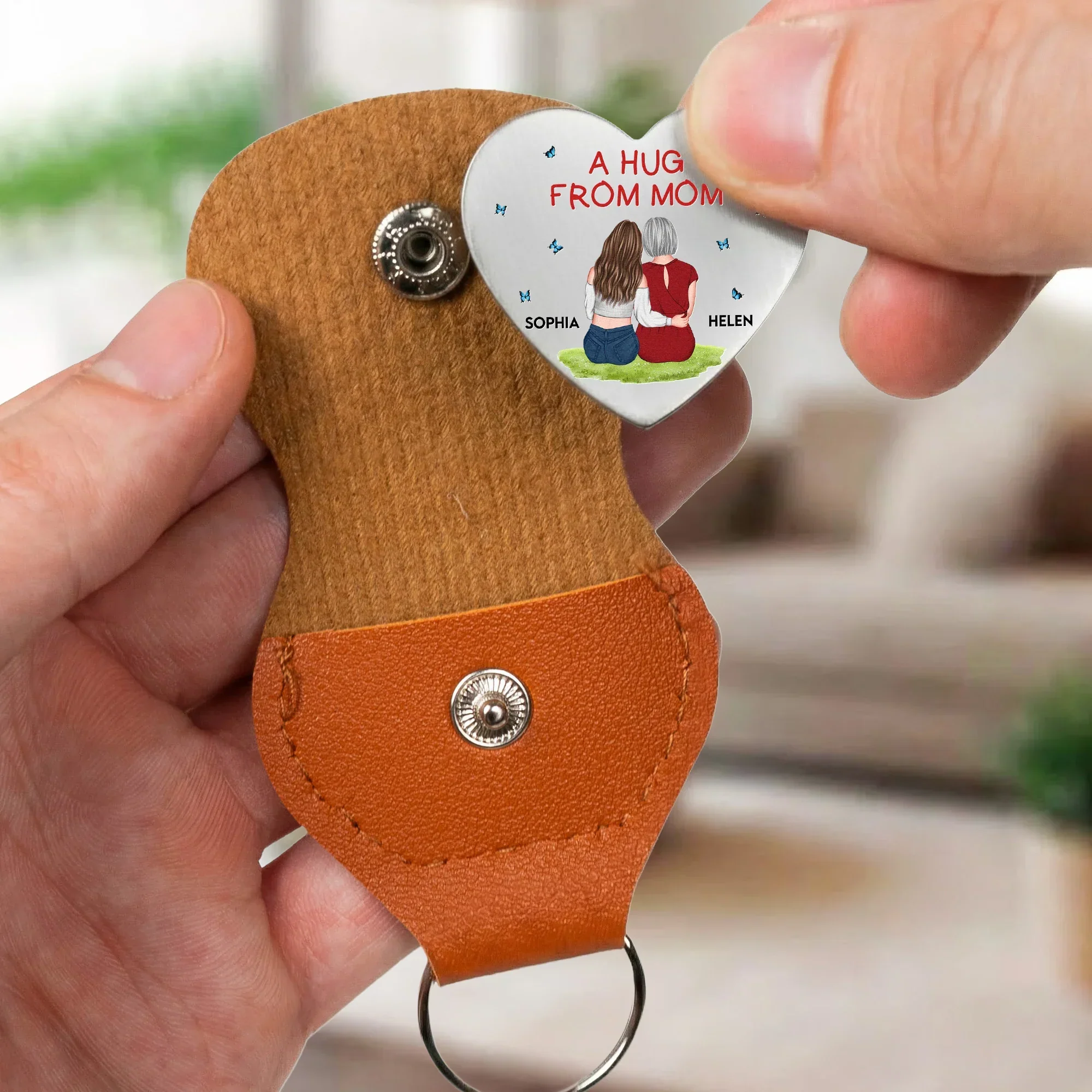 Pocket Hug Token From Mom, A Daily Reminder I Love You and I'm Proud of You, Personalized Keepsake Gift - Image 6
