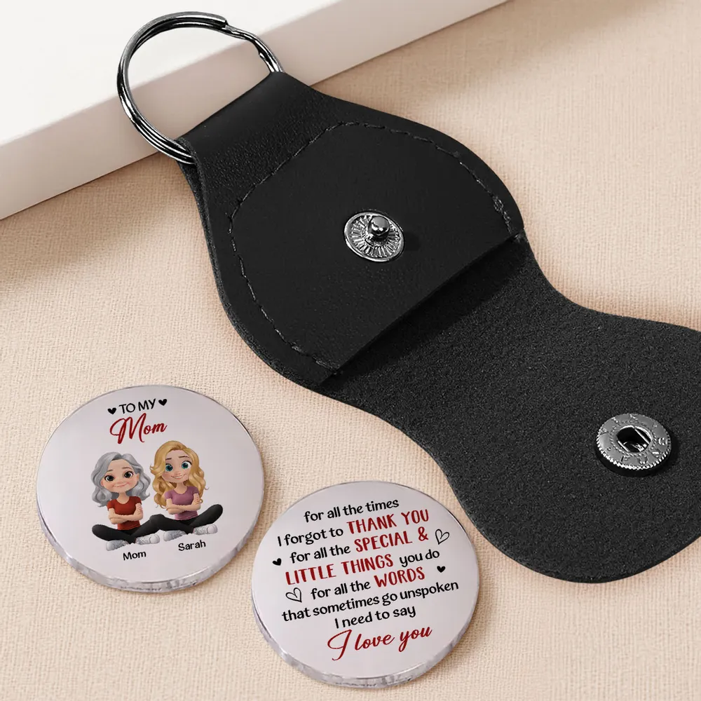 Personalized Pocket Hug for Mom Custom Keepsake Token Thank You Message Unique Gift for Mother's Day and Birthday - Image 2