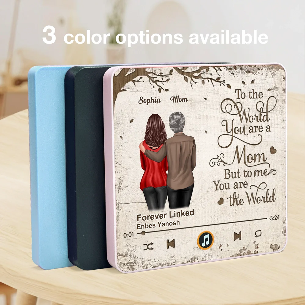 Acrylic Music Magnet Mother and Daughter Forever Linked Together Fridge Decoration, Sweet Personalized Gift - Image 5