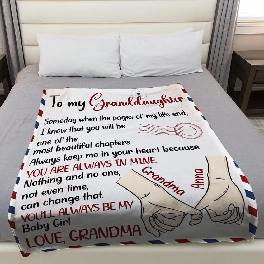 To My Daughter Fleece Blanket, Personalized Custom Throw With Heartfelt Message, Unique Gift From Mom - Image 4