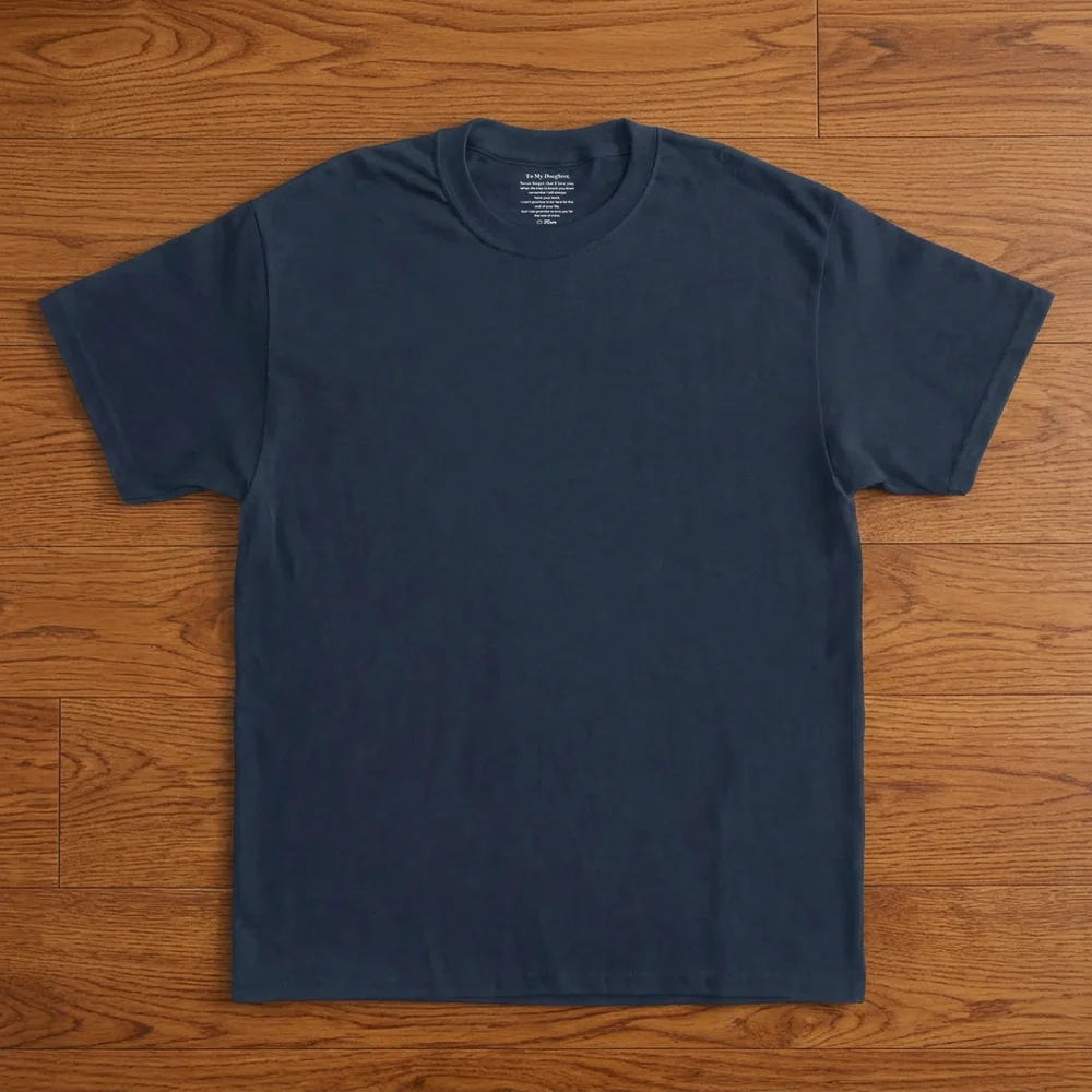 Personalized Classic Tee With To My Daughter Love Message, Minimal Text Design, Unique Gift From Mom - Image 4