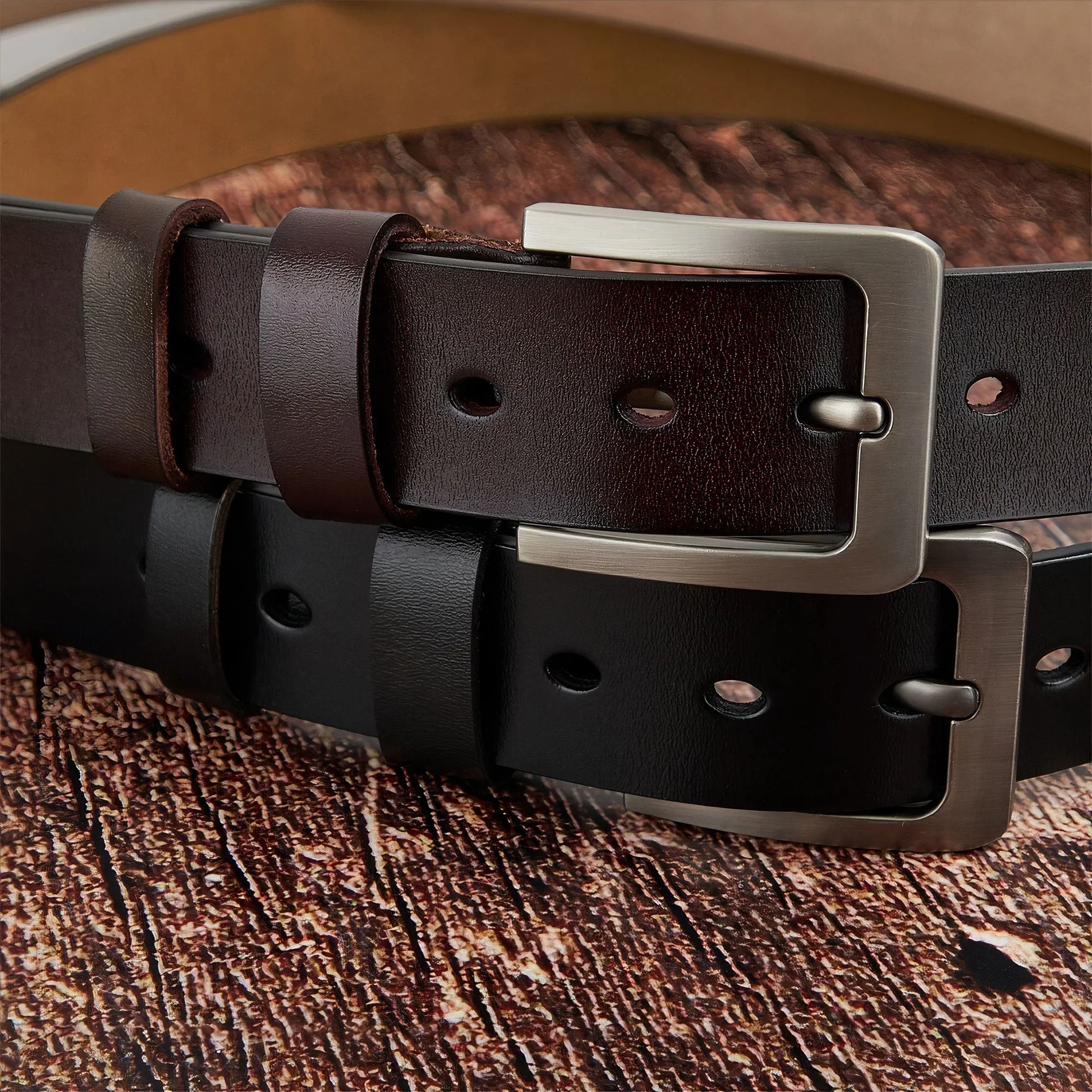 Personalized Leather Belt for Dad, Engraved 'It Reminds You How Much I Love You' Message, Unique Gift for Daily Wear - Image 6