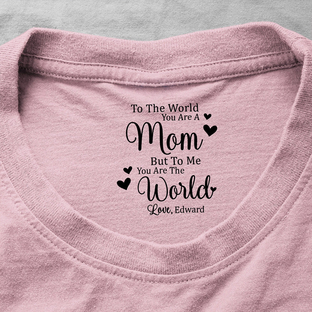 Gift For Dad, Mom, Family But To Us You Are The World - Personalized Shirt