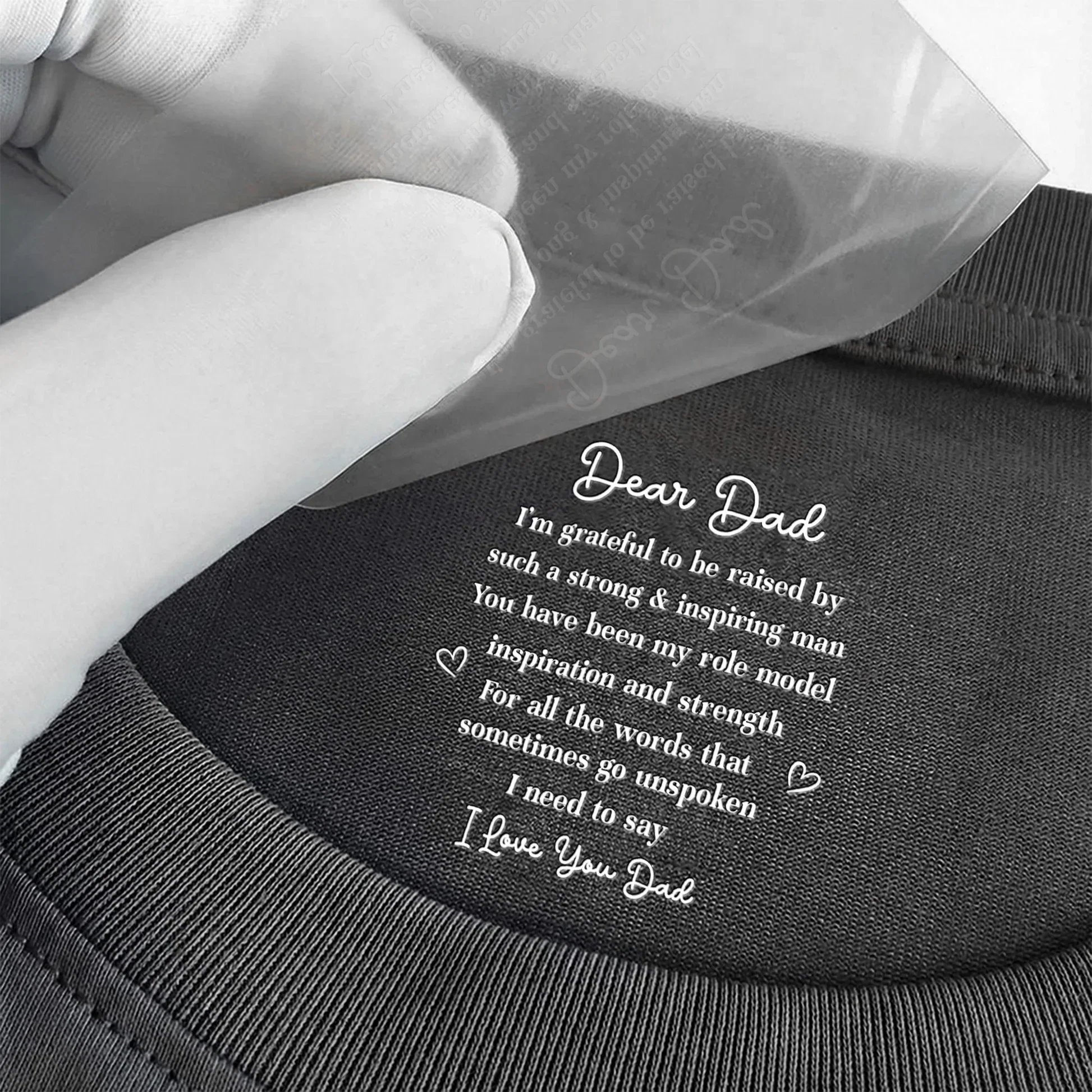 Personalized Dear Mom Classic Tee with Gratitude Quote - Unique Mother's Day Gift for Mom - Image 3