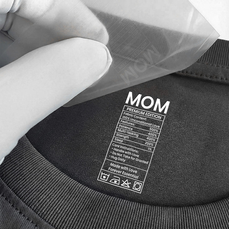 Personalized Mom Premium Edition Classic Tee, Cute Label-Style Quote for Everyday Wear, Unique Gift for Mom - Image 3