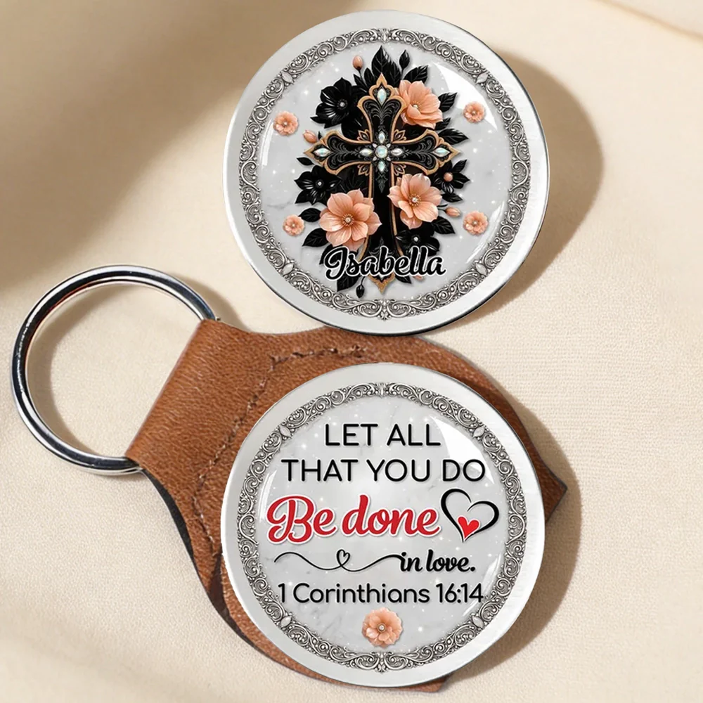 Pocket Hug Keepsake with Let All That You Do Be Done in Love Quote - Thoughtful Personalized Gift for Someone Special