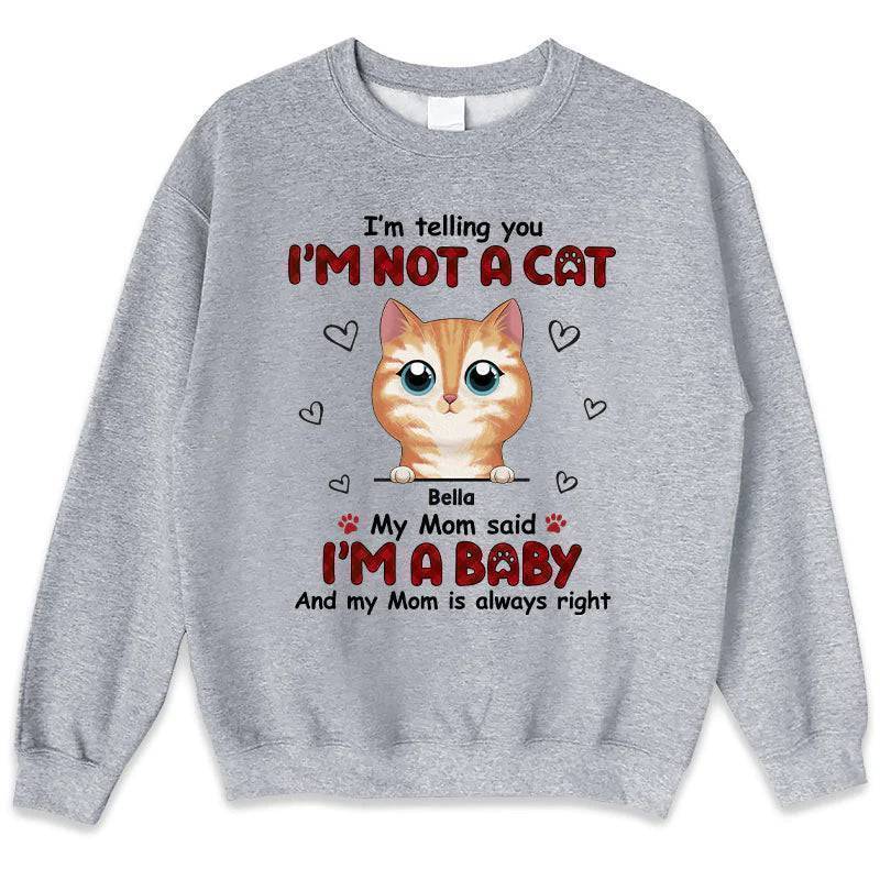 Cat Personalized Custom T-shirt, Hoodie, Sweatshirt - Gift For Cat Owners, Cat Lovers - Image 3