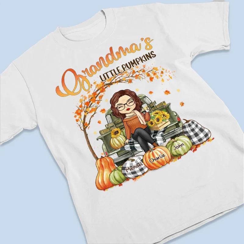 Fall Season Gift for Grandma Personalized T-shirt Sweatshirt Hoodie - Image 3