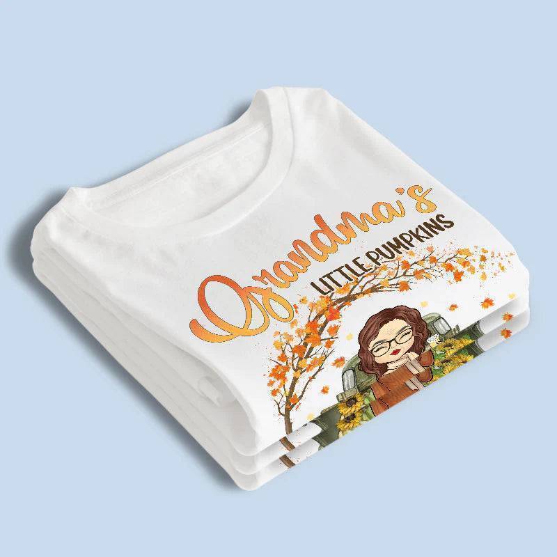 Fall Season Gift for Grandma Personalized T-shirt Sweatshirt Hoodie - Image 4
