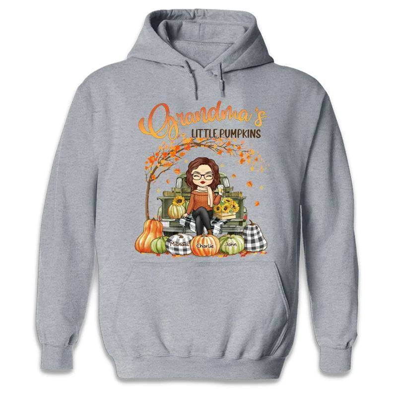 Fall Season Gift for Grandma Personalized T-shirt Sweatshirt Hoodie - Image 5