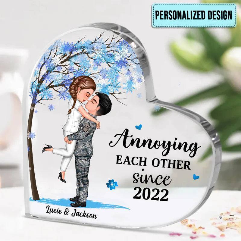 Personalized Acrylic Plaque For Couples - Gifts by Occupation - Casual/Work Uniform/Christmas/Wedding Styles - Image 3