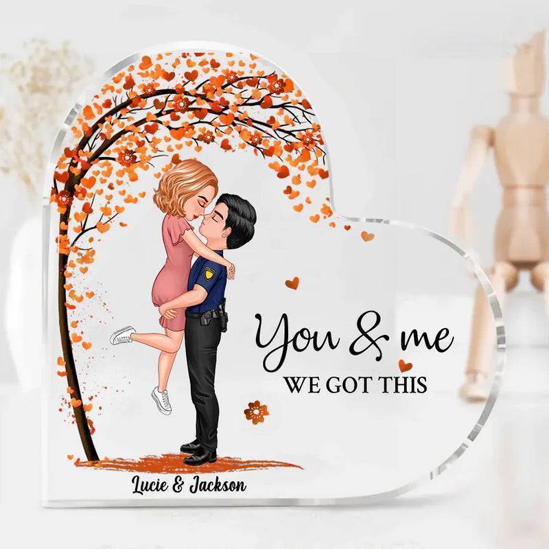 Personalized Acrylic Plaque For Couples - Gifts by Occupation - Casual/Work Uniform/Christmas/Wedding Styles - Image 4