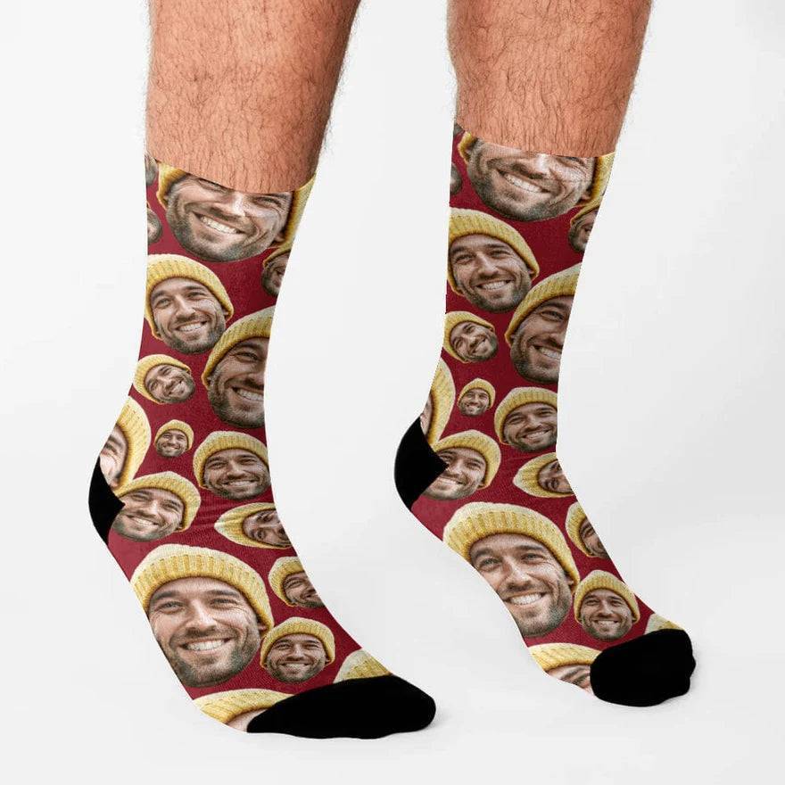 Smile with Every Step - Personalized Photo Socks for Him & Her - Fun & Unique Gift Idea - Image 2