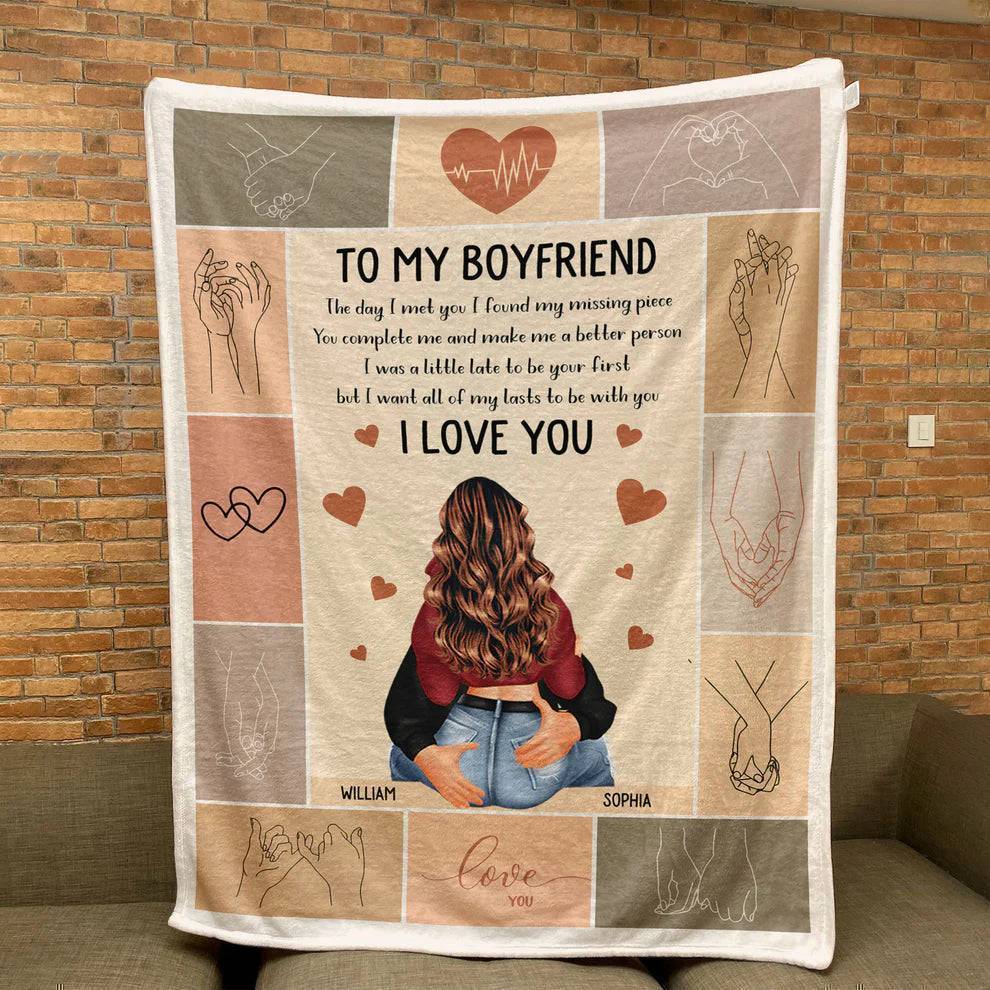 Forever Embrace - 'All Of My Lasts With You' Personalized Love Blanket - Ideal for Valentine's & Anniversaries - Image 3