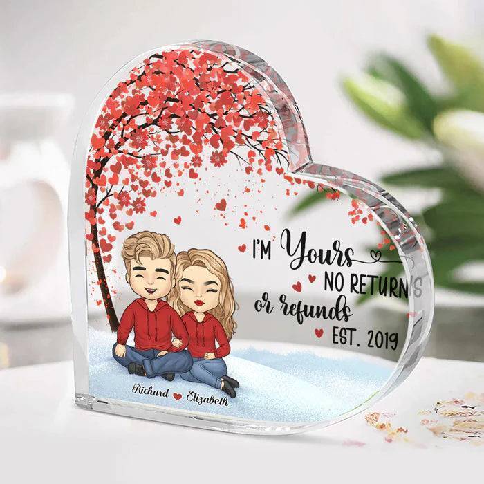 Personalized 'Together Since' Heart Acrylic Plaque - Anniversary & Valentine's Gift - Image 2