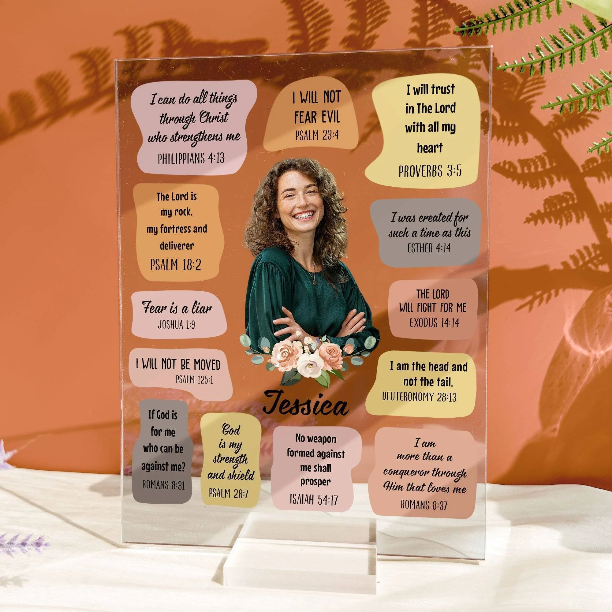 Inspirational Scripture Moments - Customizable Acrylic Photo Plaque with Personalized Bible Verses - Image 3