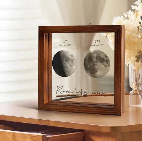 Starry Love - Customized Moon Phases LED Light Frame - A Romantic Universe-Inspired Gift for Anniversaries & Valentine's - Image 2