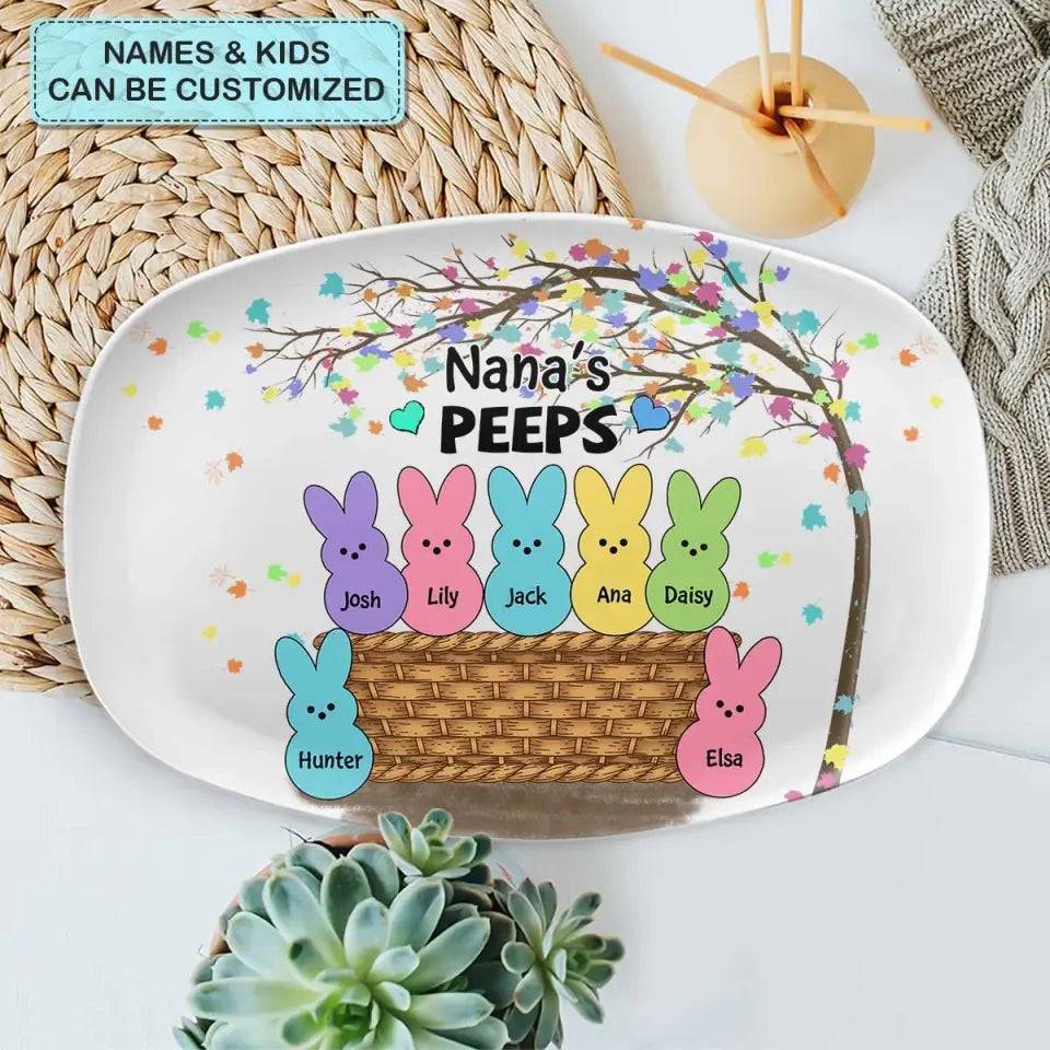 Nana's Favorites - Customized 'Peeps' Platter - The Perfect Surprise for Grandma & Family - Image 3