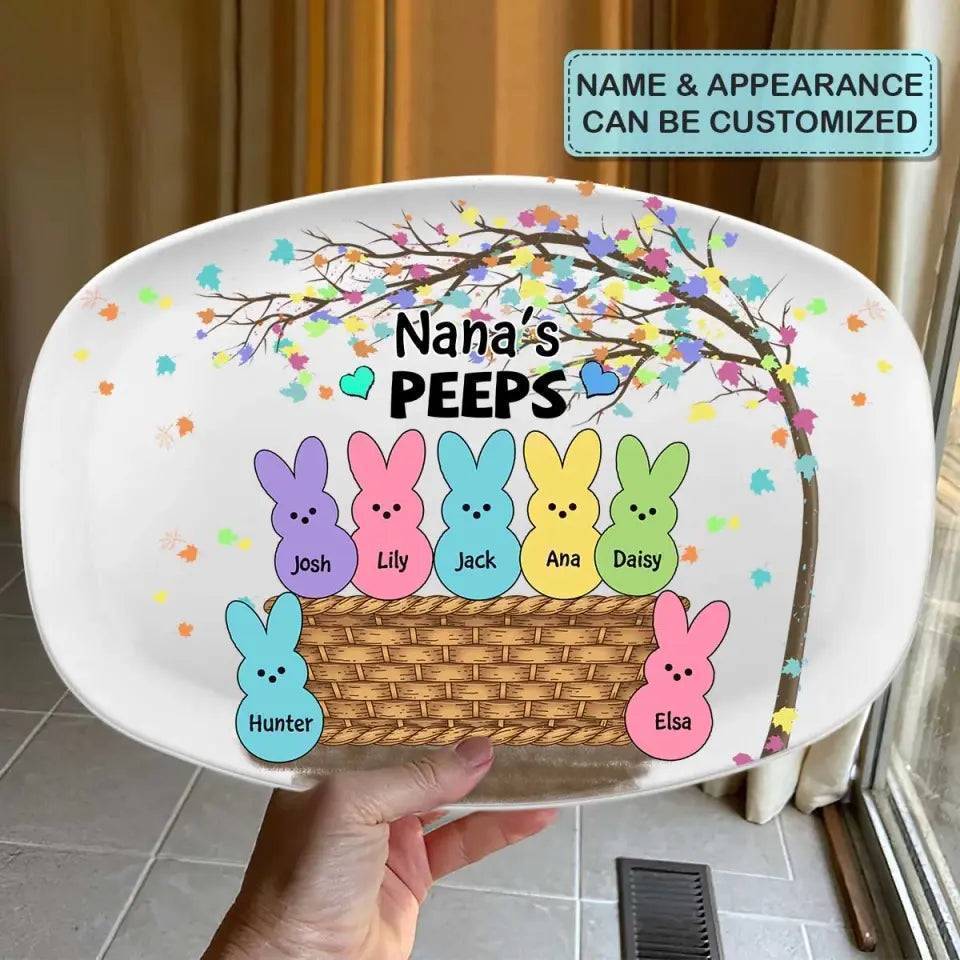 Nana's Favorites - Customized 'Peeps' Platter - The Perfect Surprise for Grandma & Family - Image 4