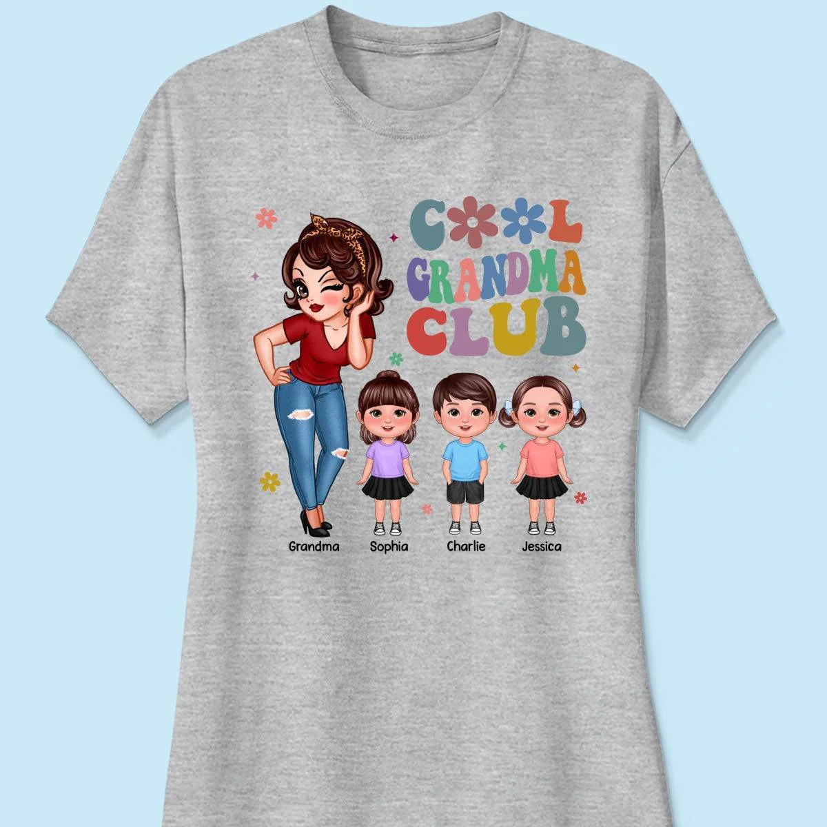 Exclusive 'Cool Grandma Club' Tee - Custom Chic Gift for the Trendsetting Grandma - Image 13
