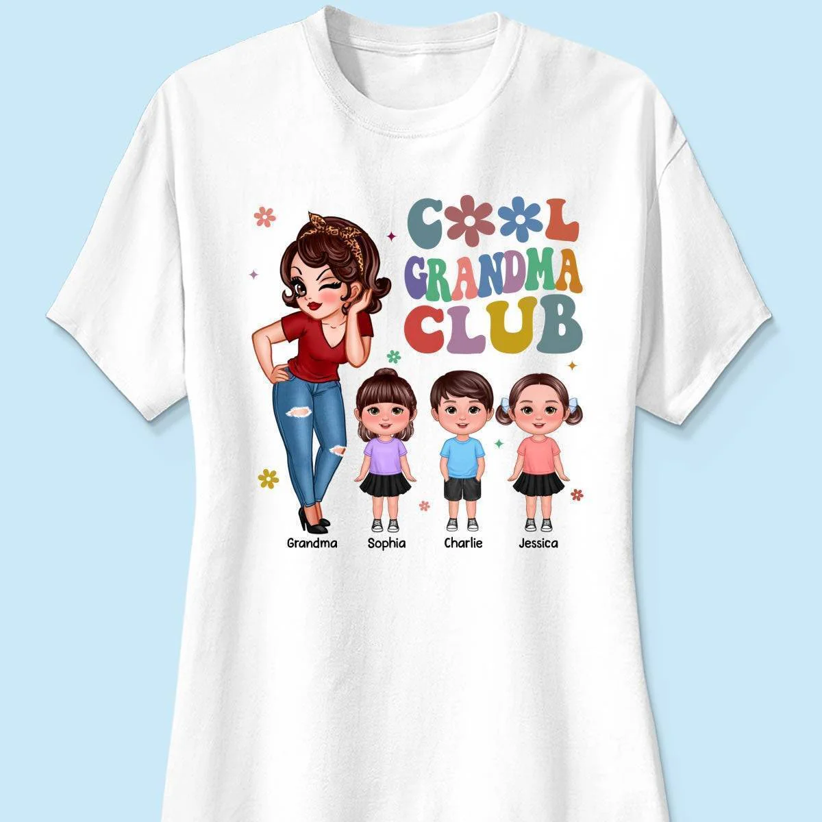 Exclusive 'Cool Grandma Club' Tee - Custom Chic Gift for the Trendsetting Grandma - Image 15