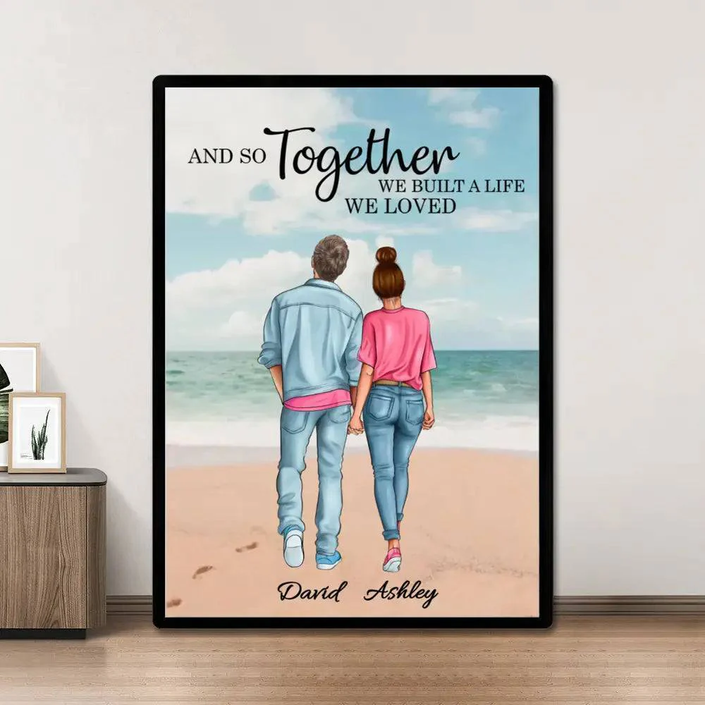 Together We Conquer - 'You & Me, We Got This' Personalized Poster or Canvas for Couples - Image 2