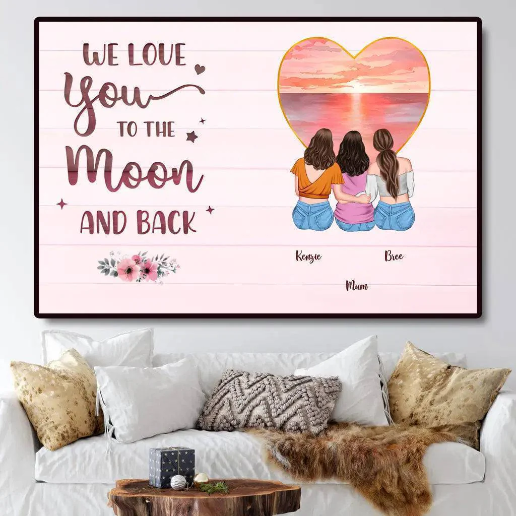 Forever Bonded - 'Always Liked Together' Personalized Poster or Canvas for Mom - Perfect Mother's Day Gift - Image 4
