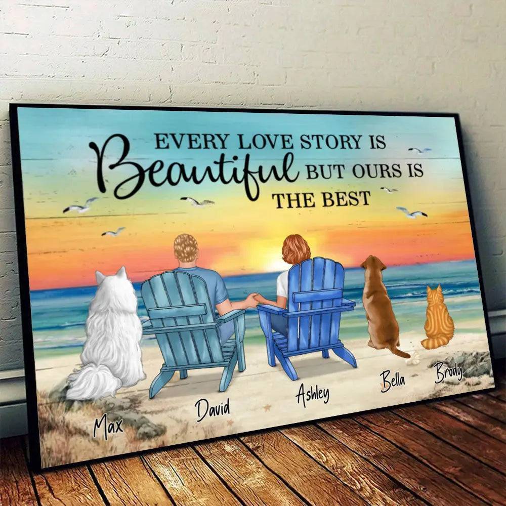 Forever United - Our Love & Pets Family Poster or Canvas - Image 3