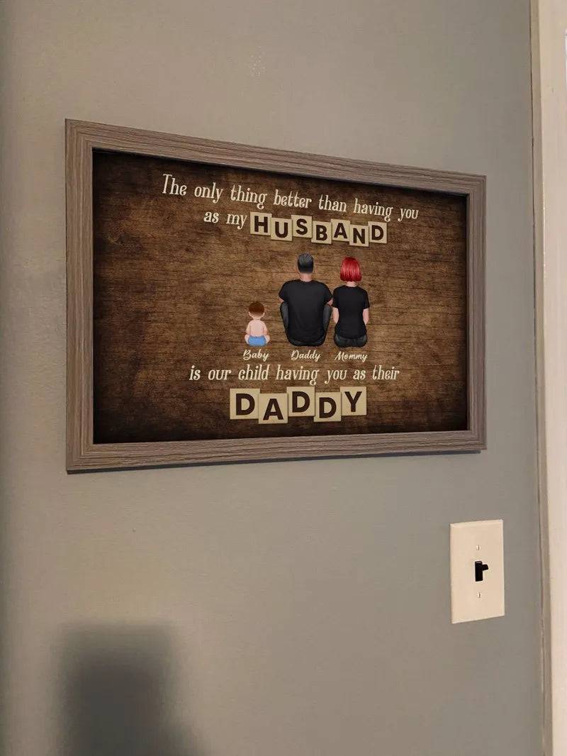 The Only Thing Better Than Father's Day Gift for Dad Grandpa, Personalized Horizontal Poster or Canvas - Image 6