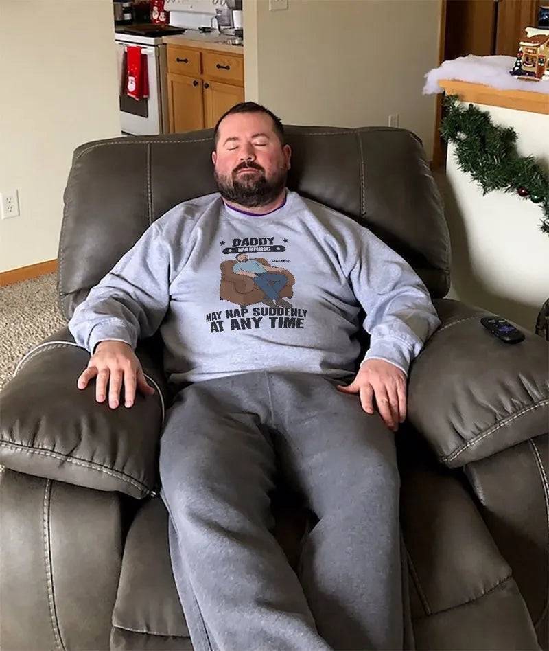 Grandpa Warning May Nap Suddenly At Any Time - Funny Father's Day Gift - Personalized Shirt Sweater Hoodie - Image 10