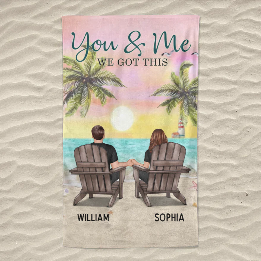 My Missing Piece - Custom Couple Beach Design Wooden, Acrylic or LED Plaque - Unique Gift - Image 14