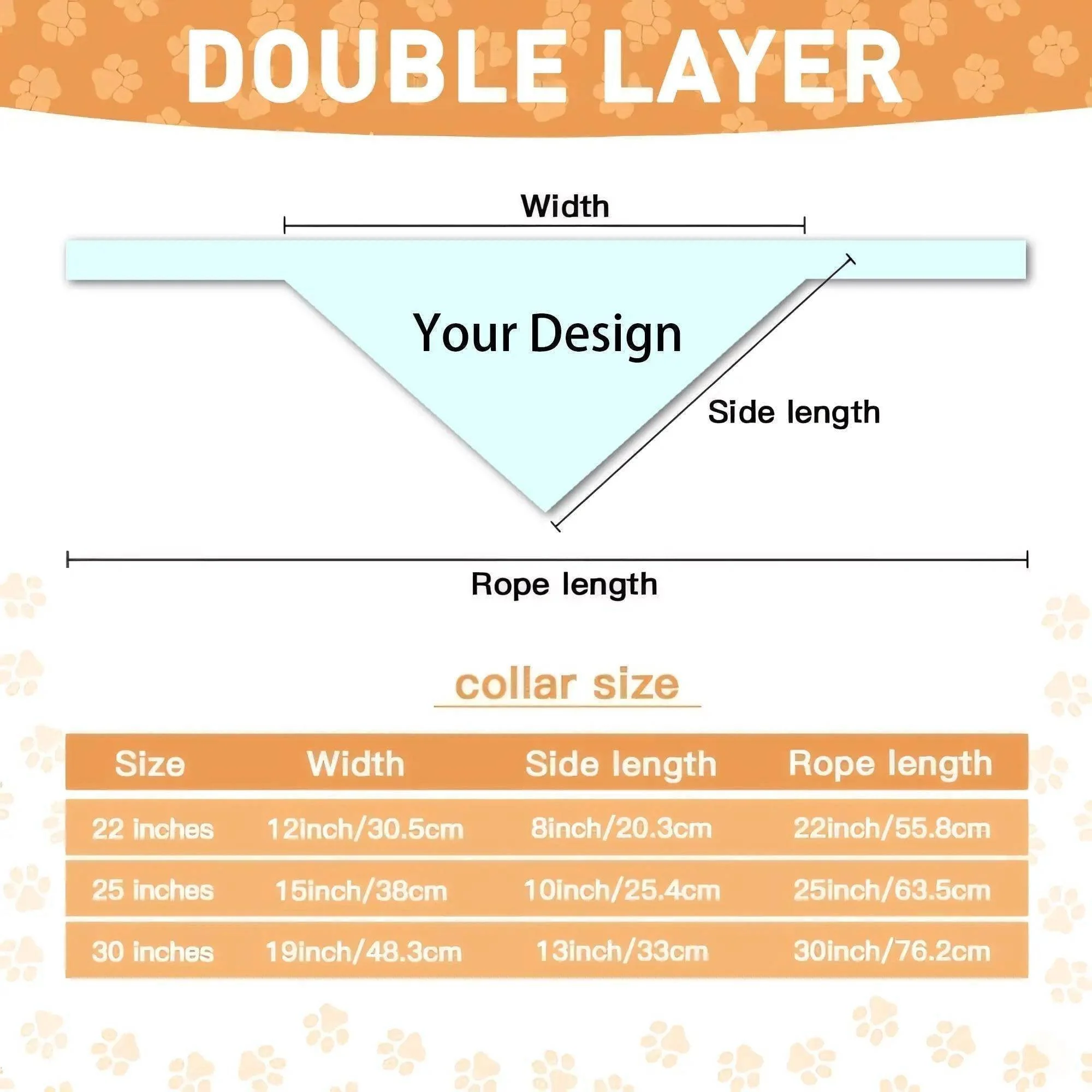 Personalized Pet Bandana - Custom Pet Saliva Towel, Dog Gift, Custom Gifts for Dog Lovers - Image 6