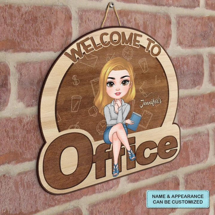 Personalized Wooden Teacher Sign - Custom Office Decor Gift - Image 5