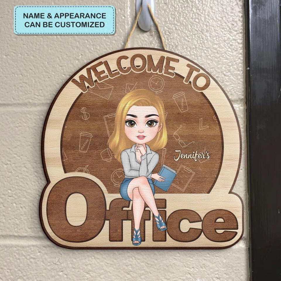 Personalized Wooden Teacher Sign - Custom Office Decor Gift - Image 6