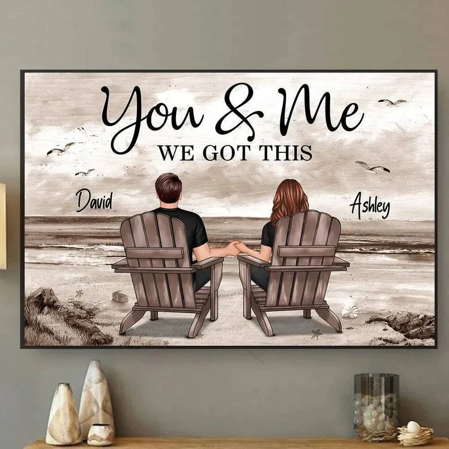 Personalized Seaside Memories Gift - Mug, Canvas, Pillow, Wallet Card for Him & Her - Image 4