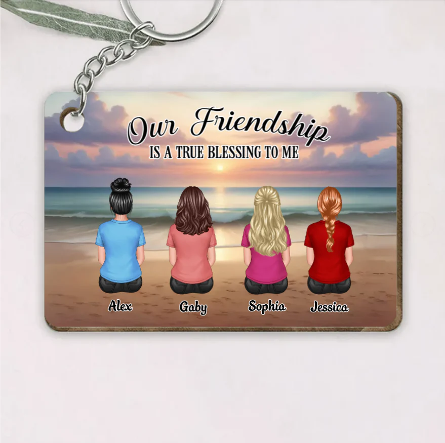 Sister Back View Design - Personalized Poster, Pillow, Wall Art, Home Decor, Unique Gift for Sisters - Image 5