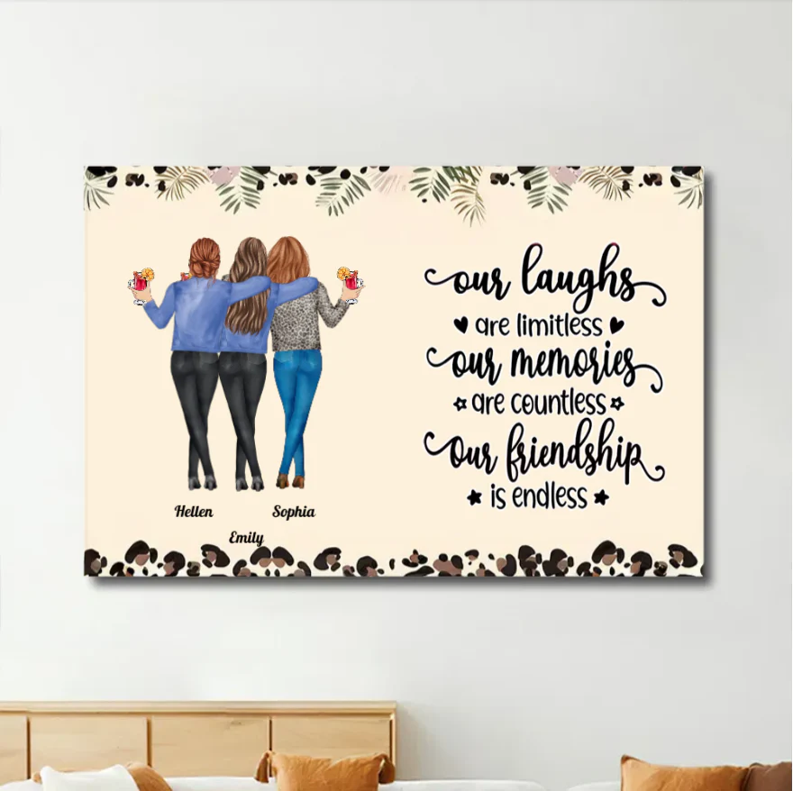 Personalized Sister & Brother Keychain or Plaque or Cup or Ornament, Endless Friendship, Priceless Memories,Custom Gift for Birthday, Christmas, Thanksgiving - Image 5