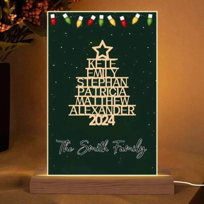 We Are Family - Personalized Christmas 2024 Poster - Custom Family Names Gift - Image 3