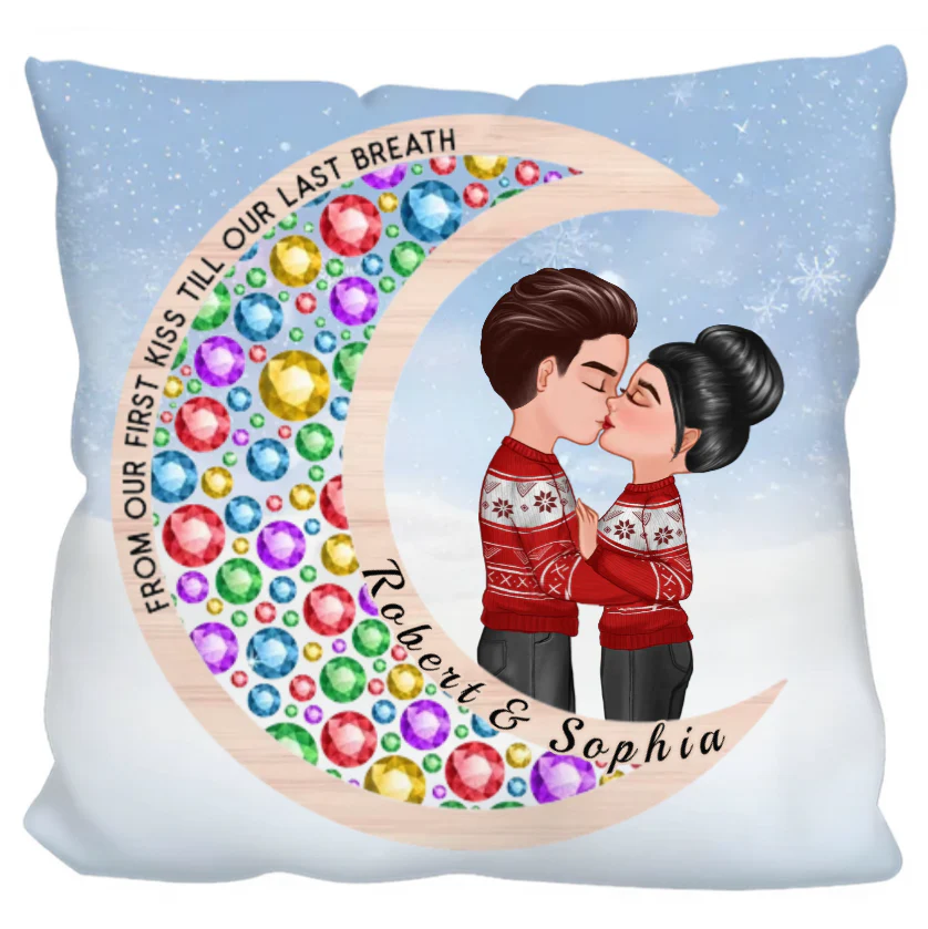 Personalized "I Love You to the Moon and Back" Ornament, Plaque, Keychain, Sign - Romantic Gift for Couples - Image 5