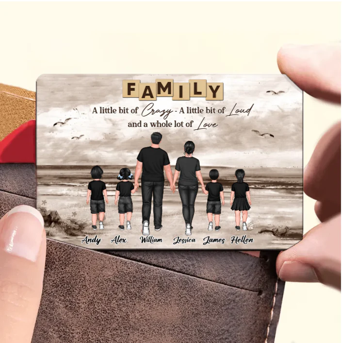 Family Walking Back View Personalized Poster or Canvas or Plaque or Keychain or Ornament - Custom Gift for Family Memories - Image 6